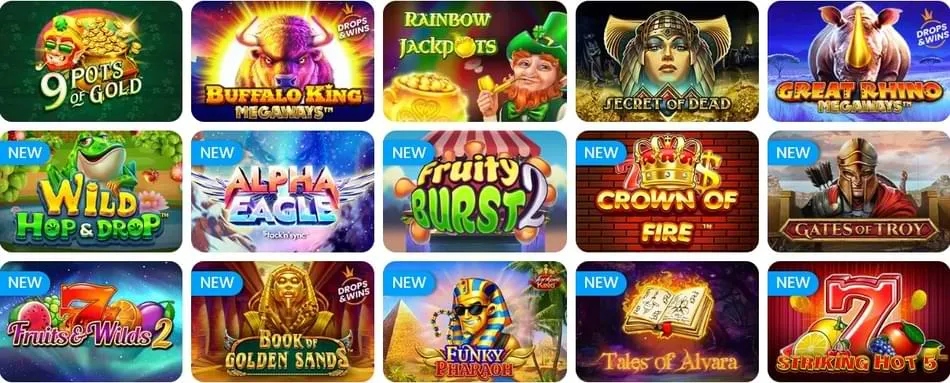 MrPlay Casino slot games selection