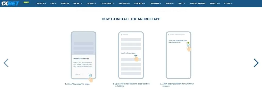 How to install casino app