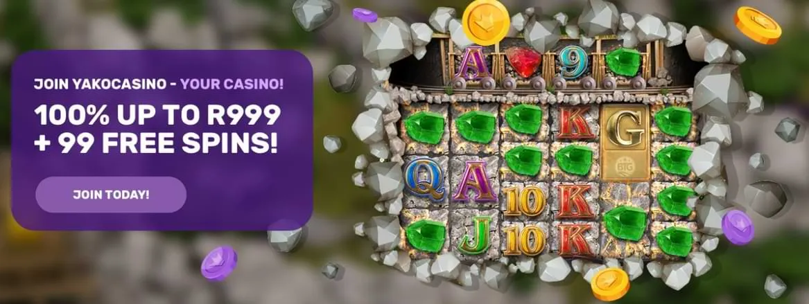 Yako Casino Welcome Bonus 100% 99 Free spins