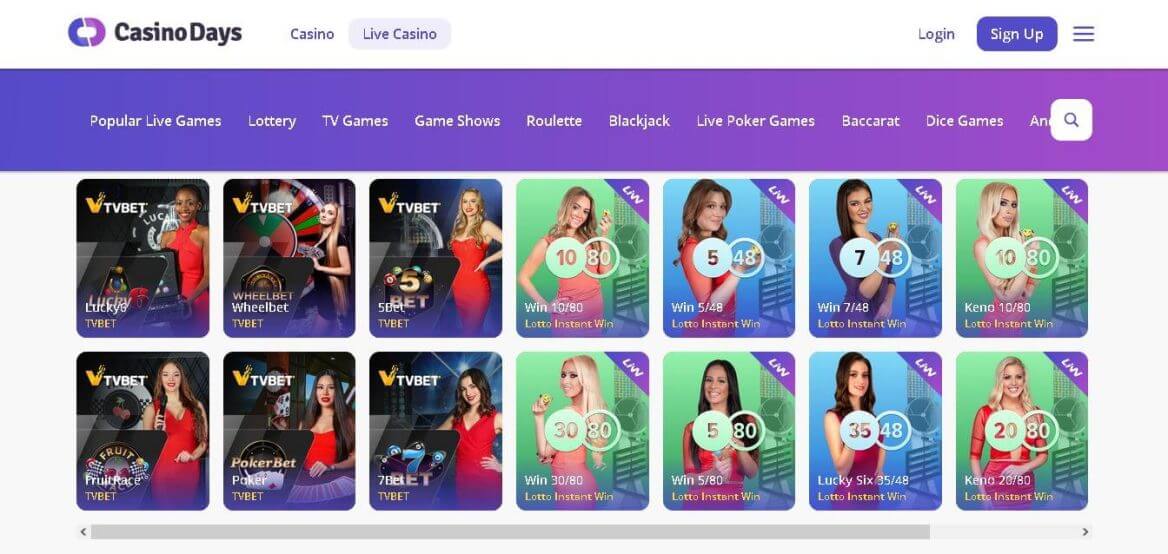 Live Dealer Casinos